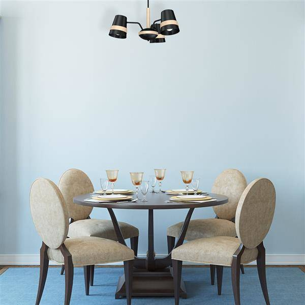 Żyrandol VENEZIA BLACK 3xE27 MLP5458
