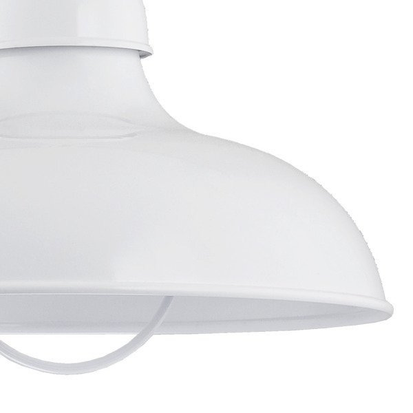 Lampa wisząca zwis retro KITCHEN biały śr. 40cm