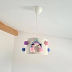 Lampa dla dziewczynki w stylu Boho Jednorożce 