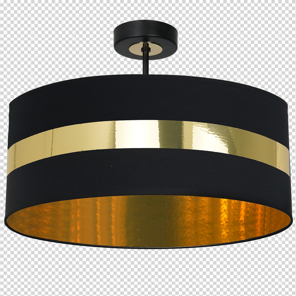 Lampa sufitowa PALMIRA BLACK / GOLD 1xE27 60W MLP6319