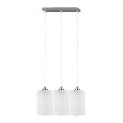 Lampa wisząca listwa ICE chrom/biały szer. 48cm