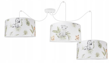 Lampa sufitowa do pokoju dziecięcego w stylu Boho Jungle Pająk 3xe27 duża