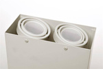 Natynkowa Box BLOCCO BIAŁA 2x7W GU10 LED