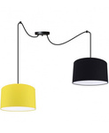 Lampa do pokoju dziecka typu Pająk z kolorowymi abażurami