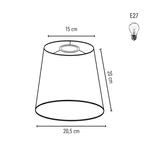 Lampa dziecięca typu pająk Stożek Spyder 3 