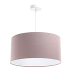 Lampa sufitowa do pokoju dziewczynki różowa duża Jasmine średnica 60 cm