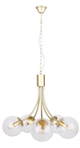 Żyrandol złoty 5xE14 60cm Dani 35-79275