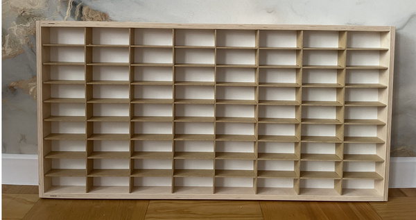 Półka na resoraki Hot Wheels drewniana organizer do pokoju dziecka 72B