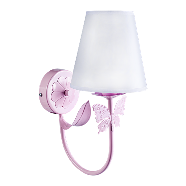 Kinkiet dla dziewczynki  różowy  ALICE PINK 1xE14 