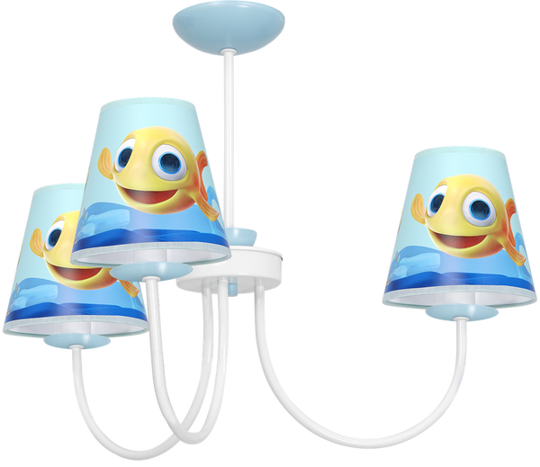 Lampa do pokoju dziecięco  RYBKA MiniMini 3xE14