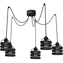 Lampa wisząca LARS BLACK 5xE27