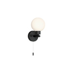 Lampa ścienna kinkiet SIMI IP44 25W wys. 17,7cm | czarny