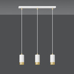 FUMIKO 3 WH/GOLD