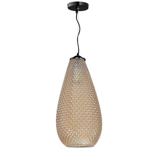 Lampa wisząca kropla PETRA bursztynowy ML5482