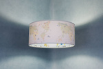 Lampa sufitowa do pokoju dziecięcego Mapa Świata Welur 40 cm