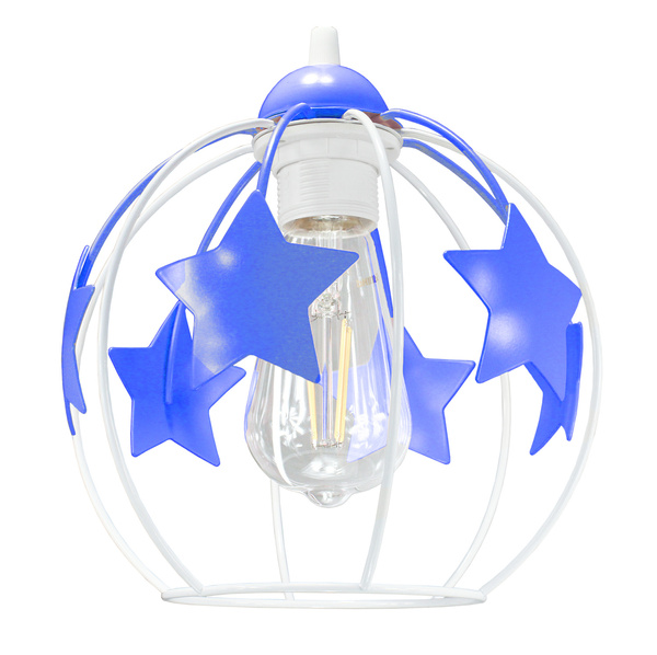 Lampa sufitowa do pokoju dziecka kolorowa Gwiazdki Kule 3xE27