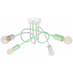 Lampa sufitowa do pokoju dziecka pastelowa Magiczny Zawijas 4xE27 Led 