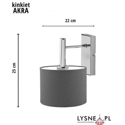 Lampa ścienna AKRA do pokoku dla chłpca i dziewczynki