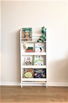 Regał na książki do pokoju dziecka SIMPLE biały