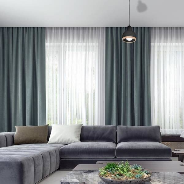 Lampa wisząca OVAL, MLP7045, czarny/drewno, 1x60W E27