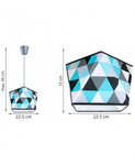 Lampa do pokoju dziecięcego pojedyncza Diament