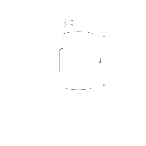 Kinkiet TUBE Graphite