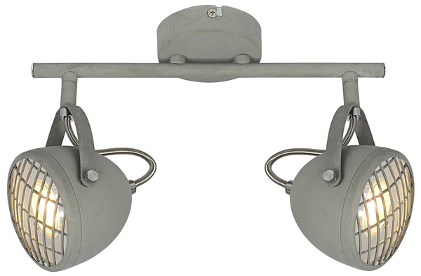 Lampa ścienna listwa 2X50W GU10 betonowy szary PENT 92-68057