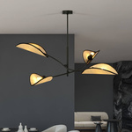 LOTUS 4 BLACK/RATTAN