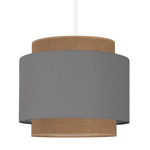 Lampa wisząca do pokoju dziecka w stylu Boho Szara 2xE27