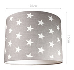Lampa sufitowa do pokoju dziecięcego w gwiazdki typu pająk 3 punktowa 