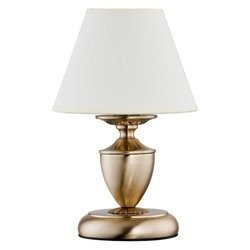 Lampa stołowa SOFIA patyna/biały śr. 18cm