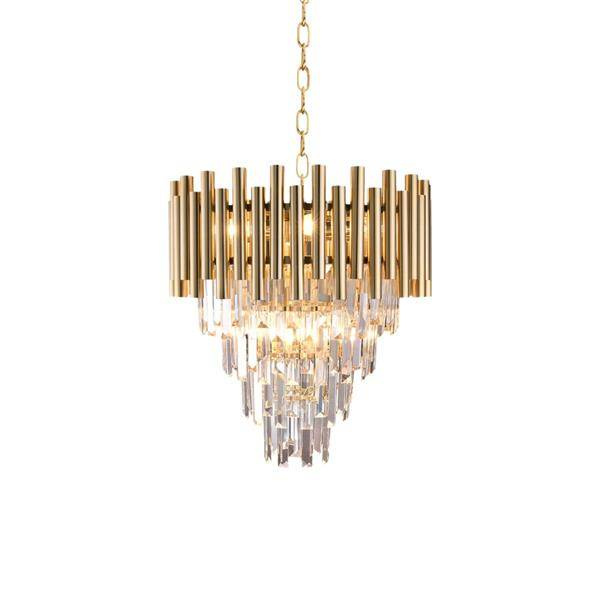 Żyrandol glamour MADISON GOLD ML5992