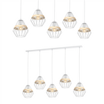 Lampa wisząca INDUSTRIALNA CLIFF WHITE 5xE27 MLP5520