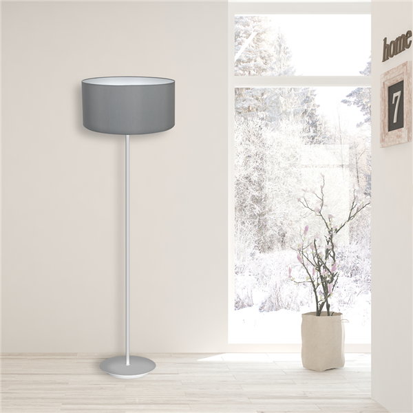 NOWOCZESNA LAMPA STOJĄCA BARI GREY 1xE27 MLP4691