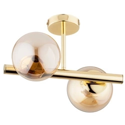 Lampa sufitowa ALFA ERAL ZŁOTA 2xE14 38cm | 62323