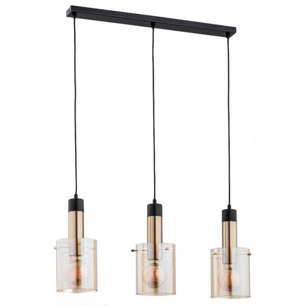 Nowoczesna lampa wisząca BELLA GOLD OP. 3 PŁ