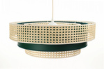 Lampa w stylu Boho Rotang z naturalnego ratanu- średnica 60 cm 