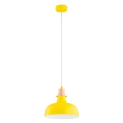Lampa wisząca ALFA SOLO GEM ŻÓŁTA 1xE27 23cm | 50339