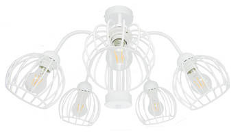 LAMPA SUFITOWA ARCANA 5 BIAŁA KULA