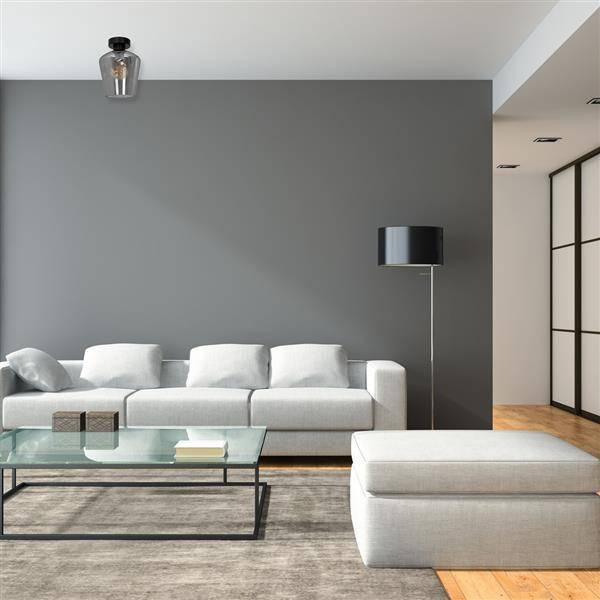 Nowoczesna lampa sufitowa plafon SANTIAGO SMOKED MLP6603