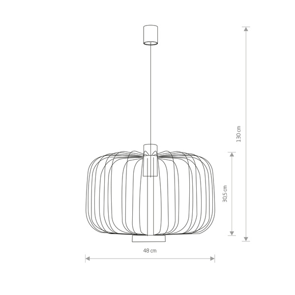 Lampa wisząca ALLAN BLACK
