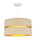 LAMPA SUFITOWA ZWIS ROYALO ABAŻUR BEŻ