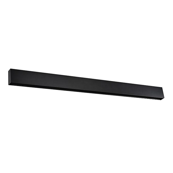 Liniowa lampa wisząca do biura CL OFFICE PRO LED 120 czarna, neutral 4000K szer 121cm