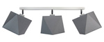 Lampa sufitowa do pokoju dziewczynki różowe abażury 3-punktowa Diament Led 