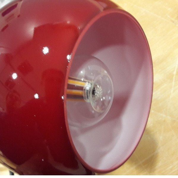 Lampa wisząca kropla listwa VETRO czerwona szer. 63cm