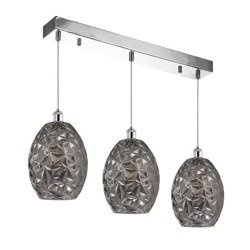 Nowoczesna lampa wisząca listwa BELIZE chrom ML5487
