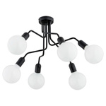 Lampa sufitowa COMBADO VI czarny śr. 54cm