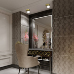 Stylowa lampa sufitowa BIBIONE GOLD 1xG9 | Złota