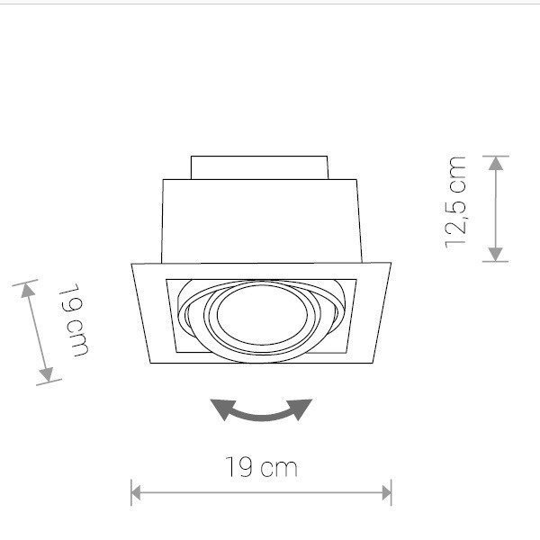 Lampa DOWNLIGHT WHITE ES111