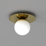 Lampa sufitowa PLATO, MLP7969, biały/złoty, 1x40W E14